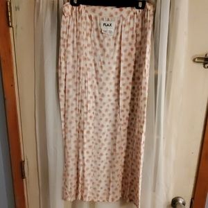 Flax  long skirt